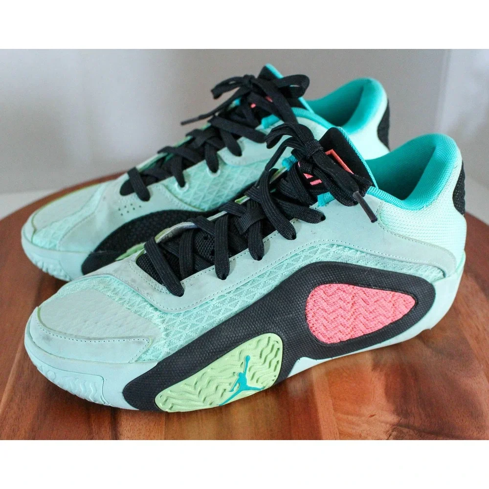 Nike Basketball Shoes Mens 8 Mint Green Jordan Tatum 2 Vortex Sneaker FJ6457-300